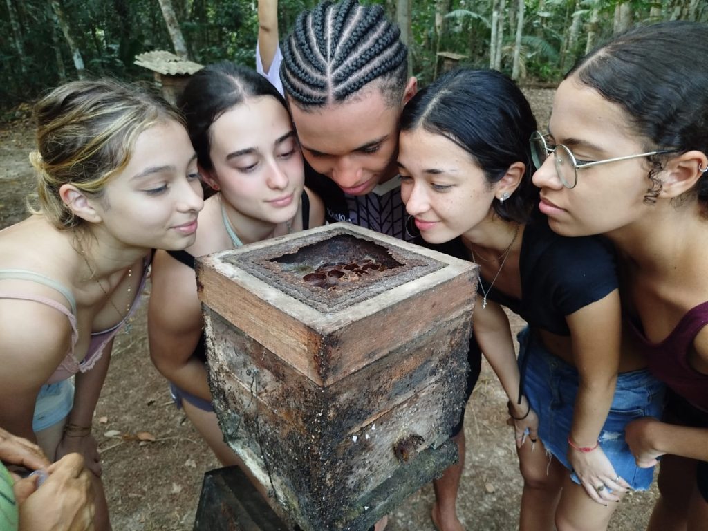 Alunos na Amazônia